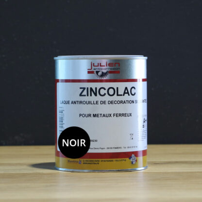 Peinture métal ZINCOLAC noire 1 Litre